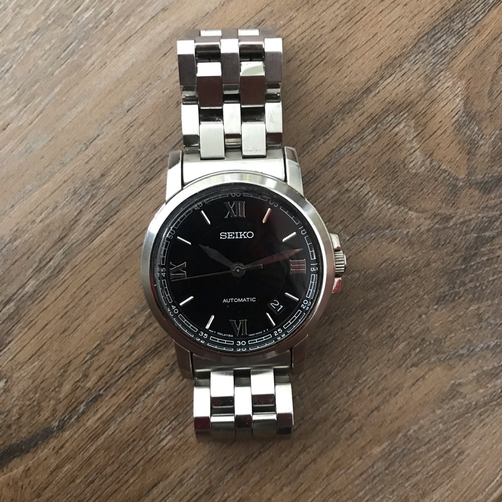 SEIKO Men’s watch - Automatic - Silver with Romans